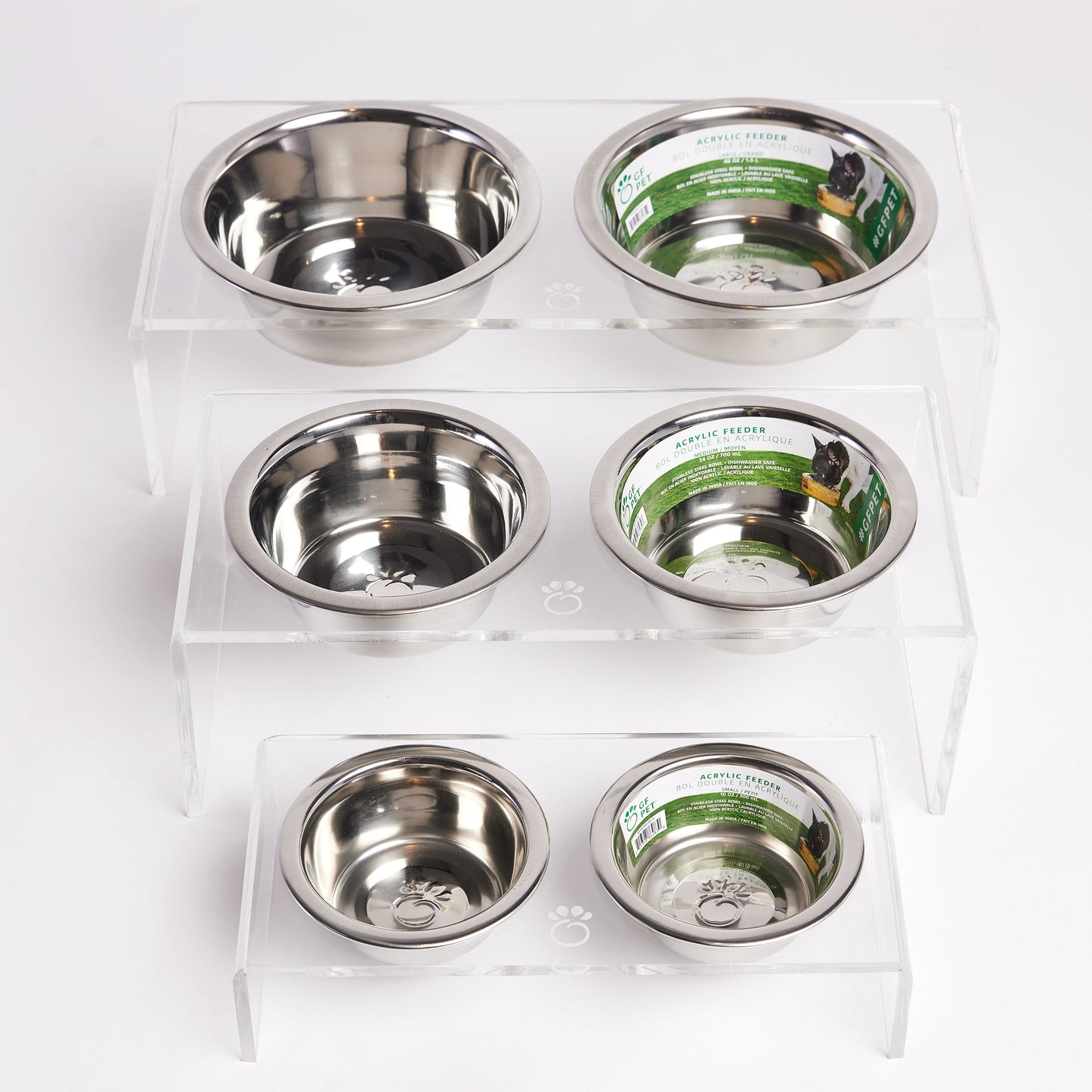 Pet Feeder - Modern Acrylic to match any decor