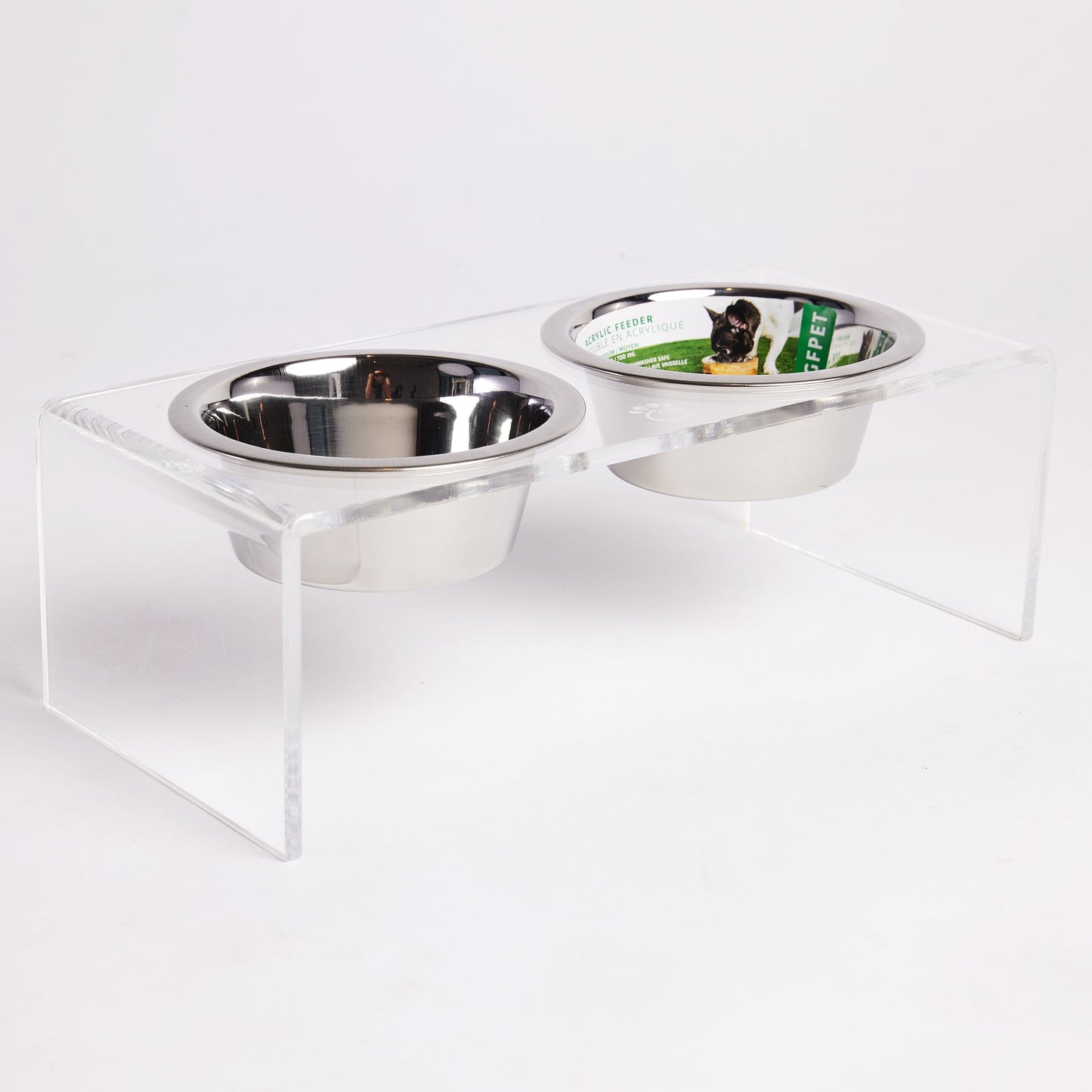 Pet Feeder - Modern Acrylic to match any decor