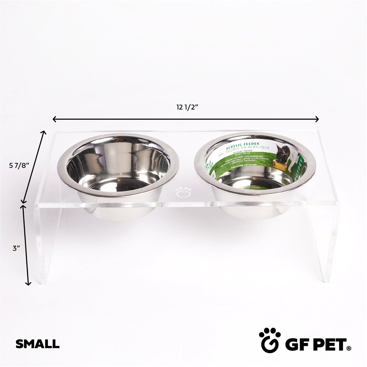 Pet Feeder - Modern Acrylic to match any decor