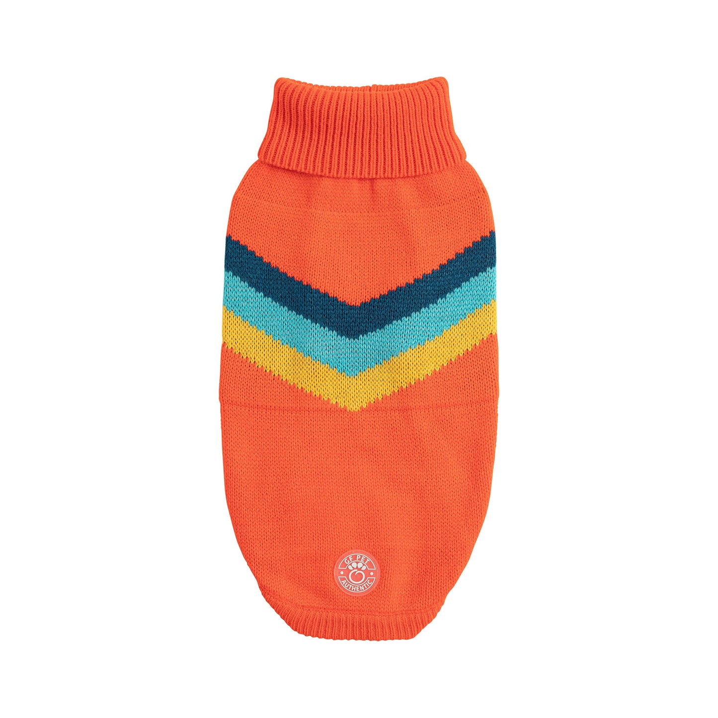 Alpine Sweater for Pets- Orange