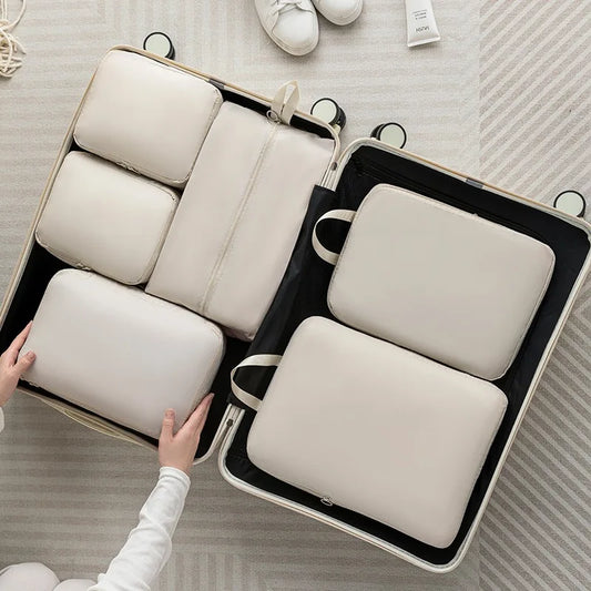 6Pcs Expandable Compression Packing Cubes
