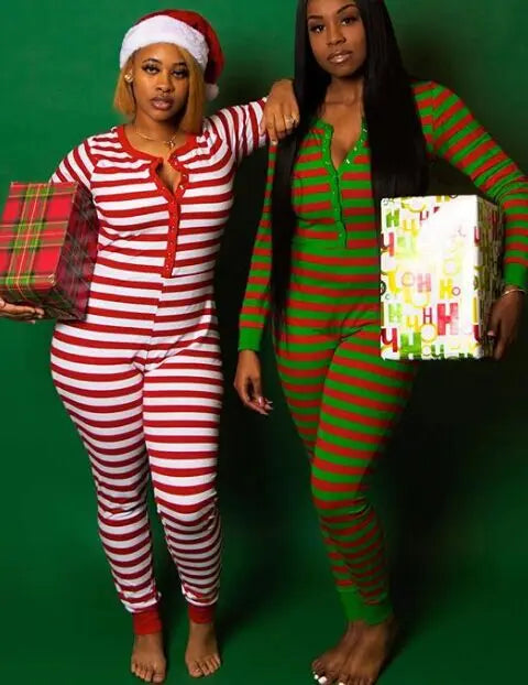 Christmas Pajamas Loungewear Onesie Sleep Lounge Wear Set Women Sleepwear