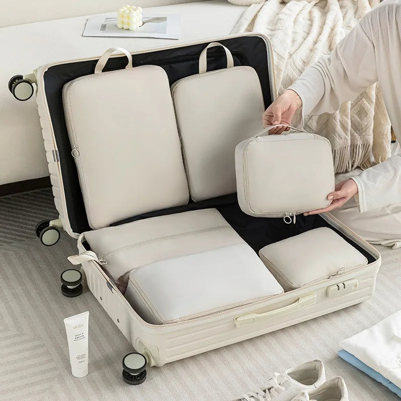 6Pcs Expandable Compression Packing Cubes