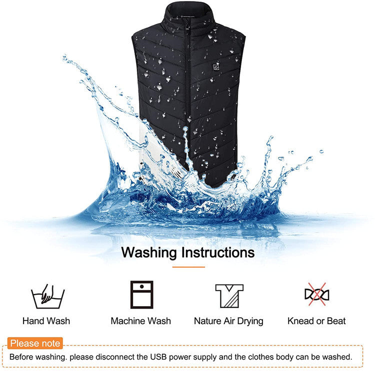 Heated Vest Unisex USB ready