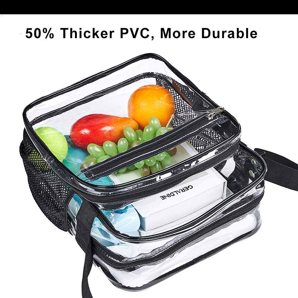 Clear Transparent Crossbody Messenger Bag