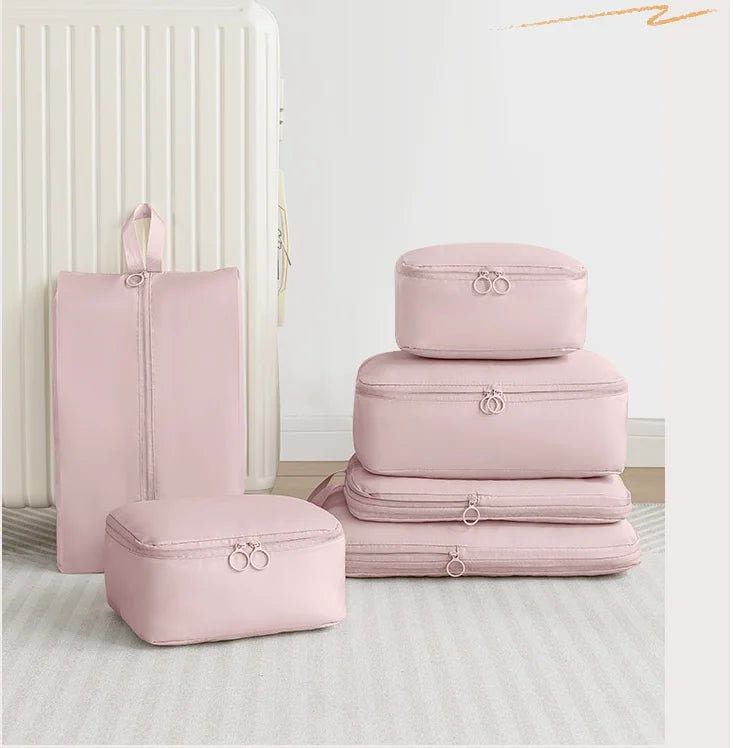 6Pcs Expandable Compression Packing Cubes