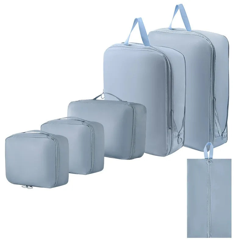 6Pcs Expandable Compression Packing Cubes