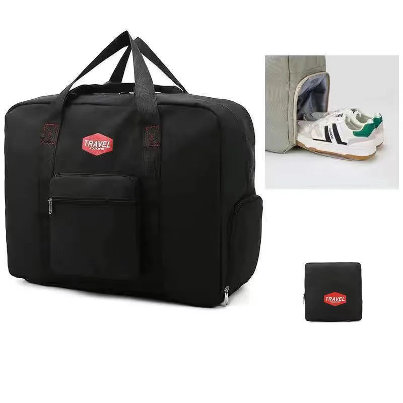 Waterproof Foldable Luggage Organizer Travel Bags Set With Shoe Compartment