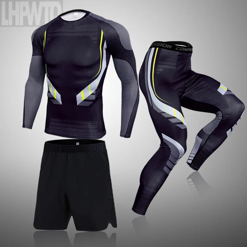Men Sportswear Compression Quick Dry Running Joggers