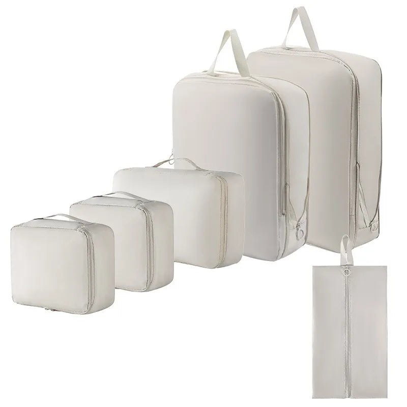 6Pcs Expandable Compression Packing Cubes