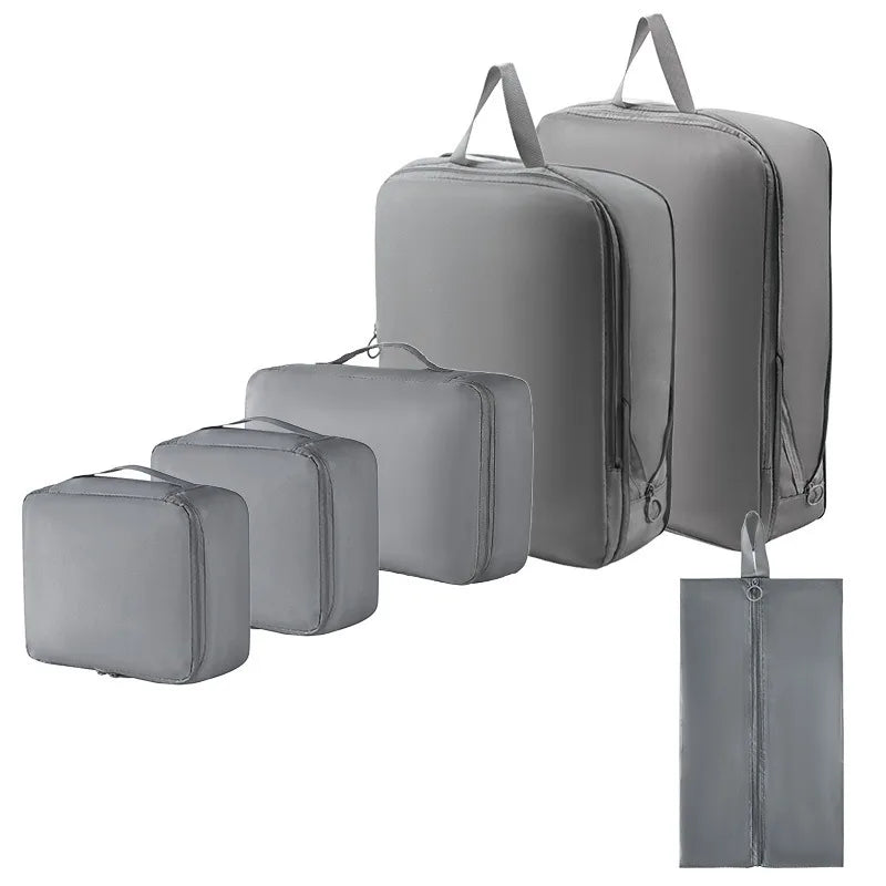 6Pcs Expandable Compression Packing Cubes