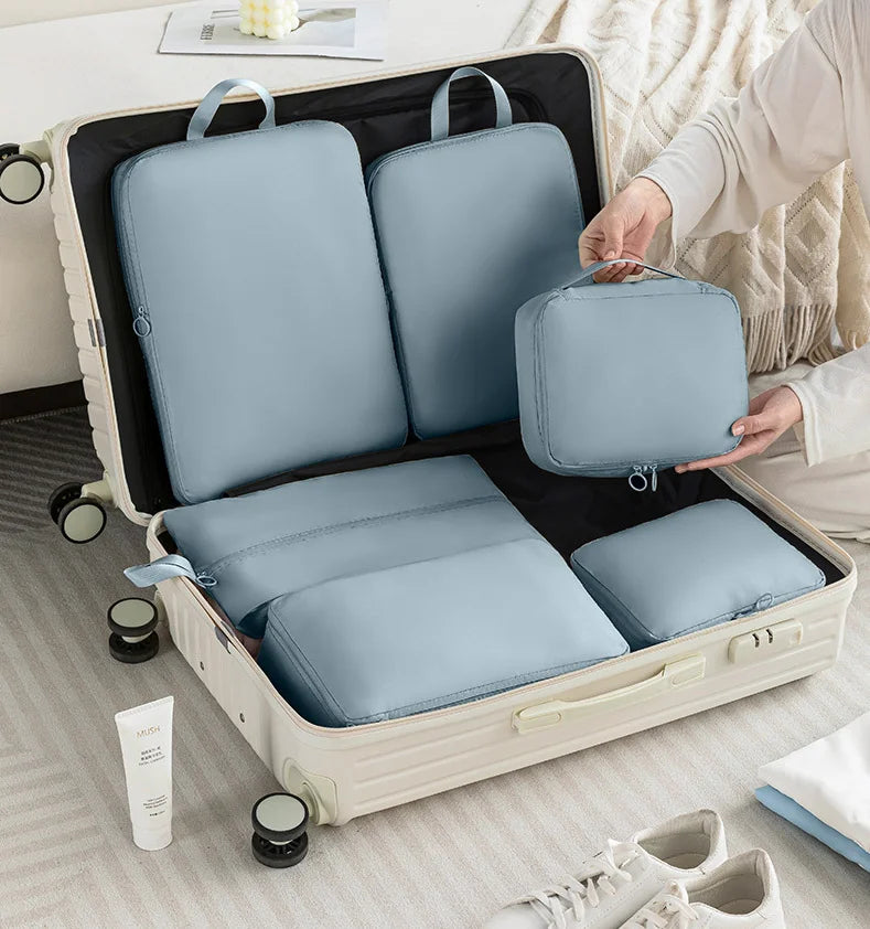 6Pcs Expandable Compression Packing Cubes