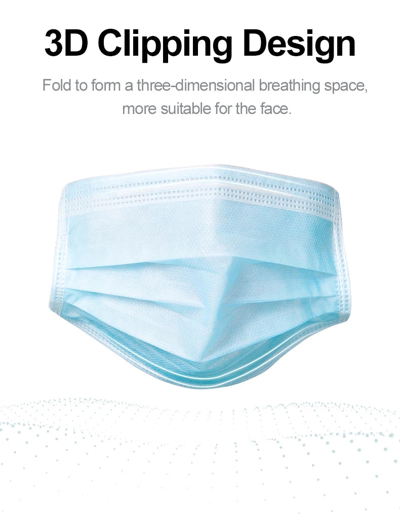 3-Layer Disposable Face Mask