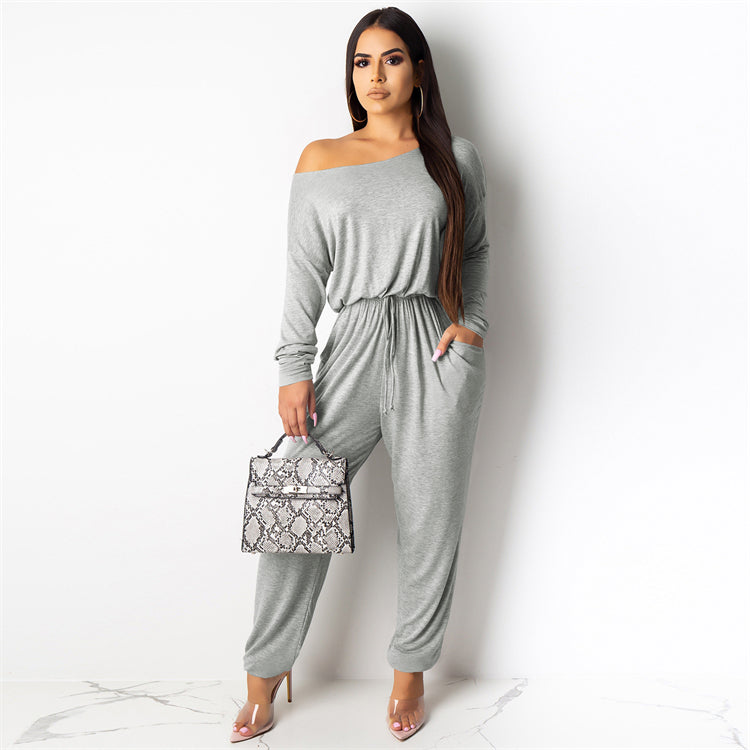 Ladies Rompers Plus Size Loungewear Street Autumn Women One Piece Jumpsuits