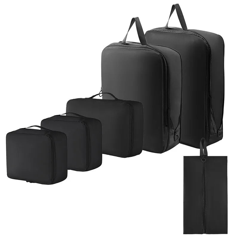6Pcs Expandable Compression Packing Cubes