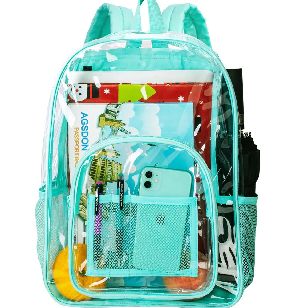 Clear Backpack, Heavy Duty Transparent Bag