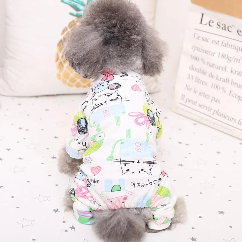 Pet Dog Jumpsuit Pajama for Small Dogs