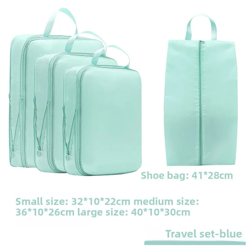 Travel Compression Packing Cube Organizer 4Pcs