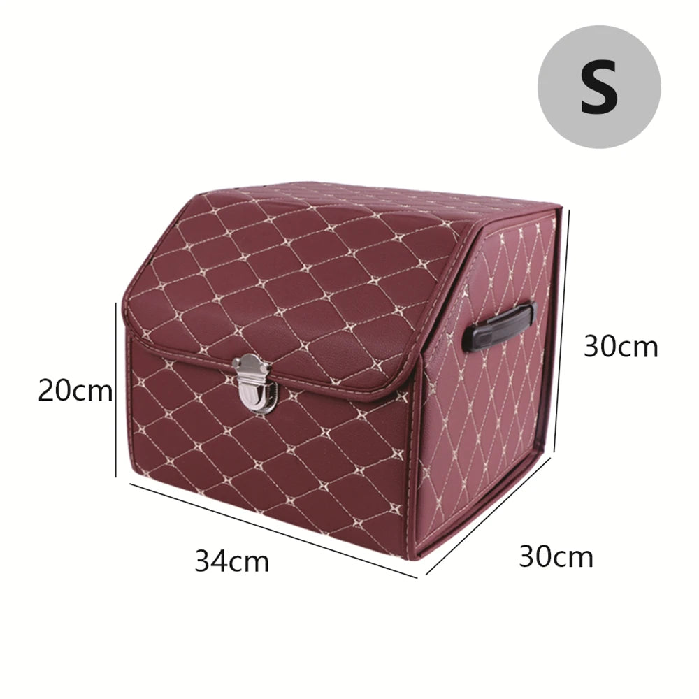 Collapsible High Capacity Car Trunk Organizer