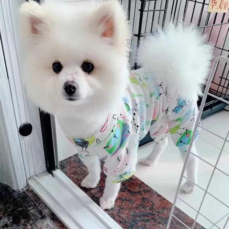 Pet Dog Jumpsuit Pajama for Small Dogs