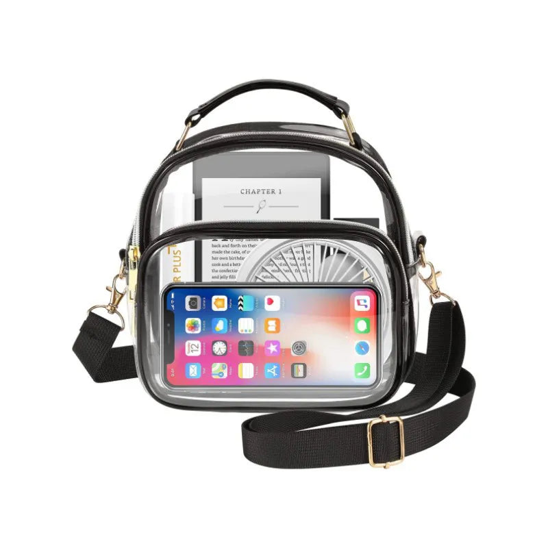 Transparent Ladies Small Stadium Approved Clear Bag
