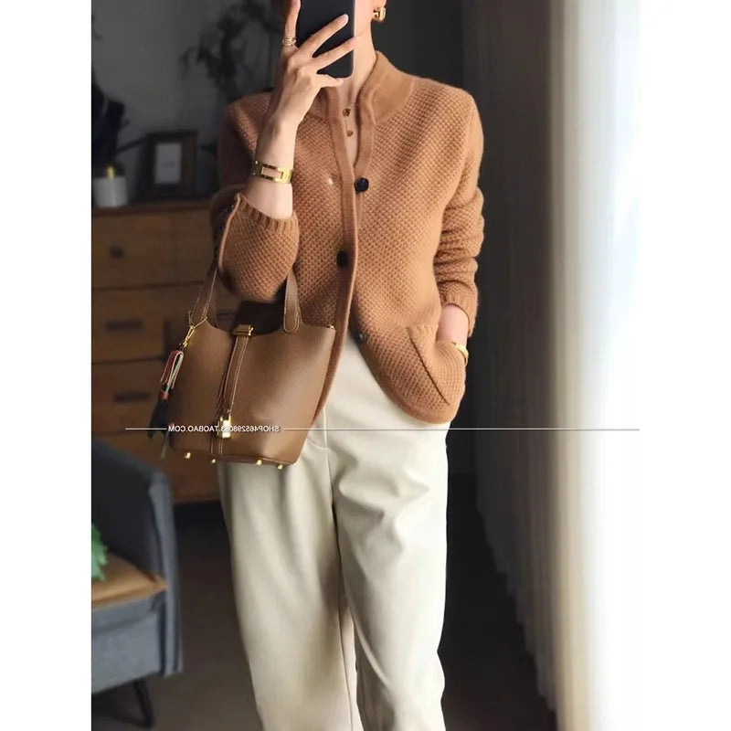 Luxury Cashmere Cardigan Sweater