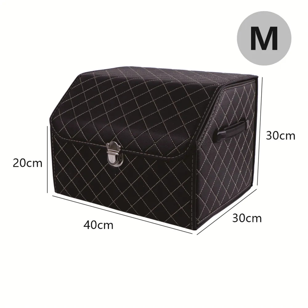 Collapsible High Capacity Car Trunk Organizer