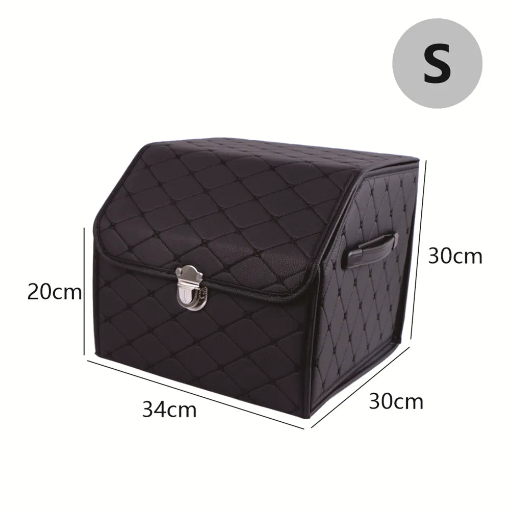 Collapsible High Capacity Car Trunk Organizer