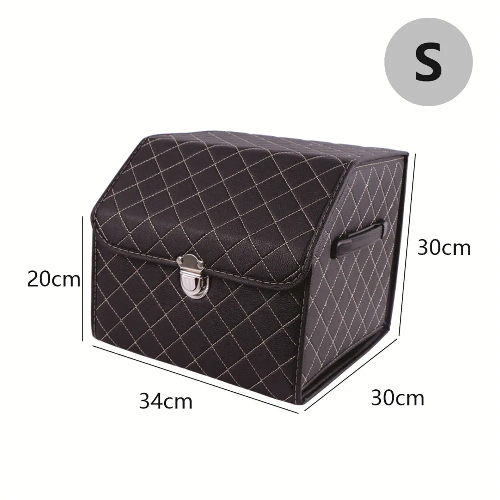 Collapsible High Capacity Car Trunk Organizer