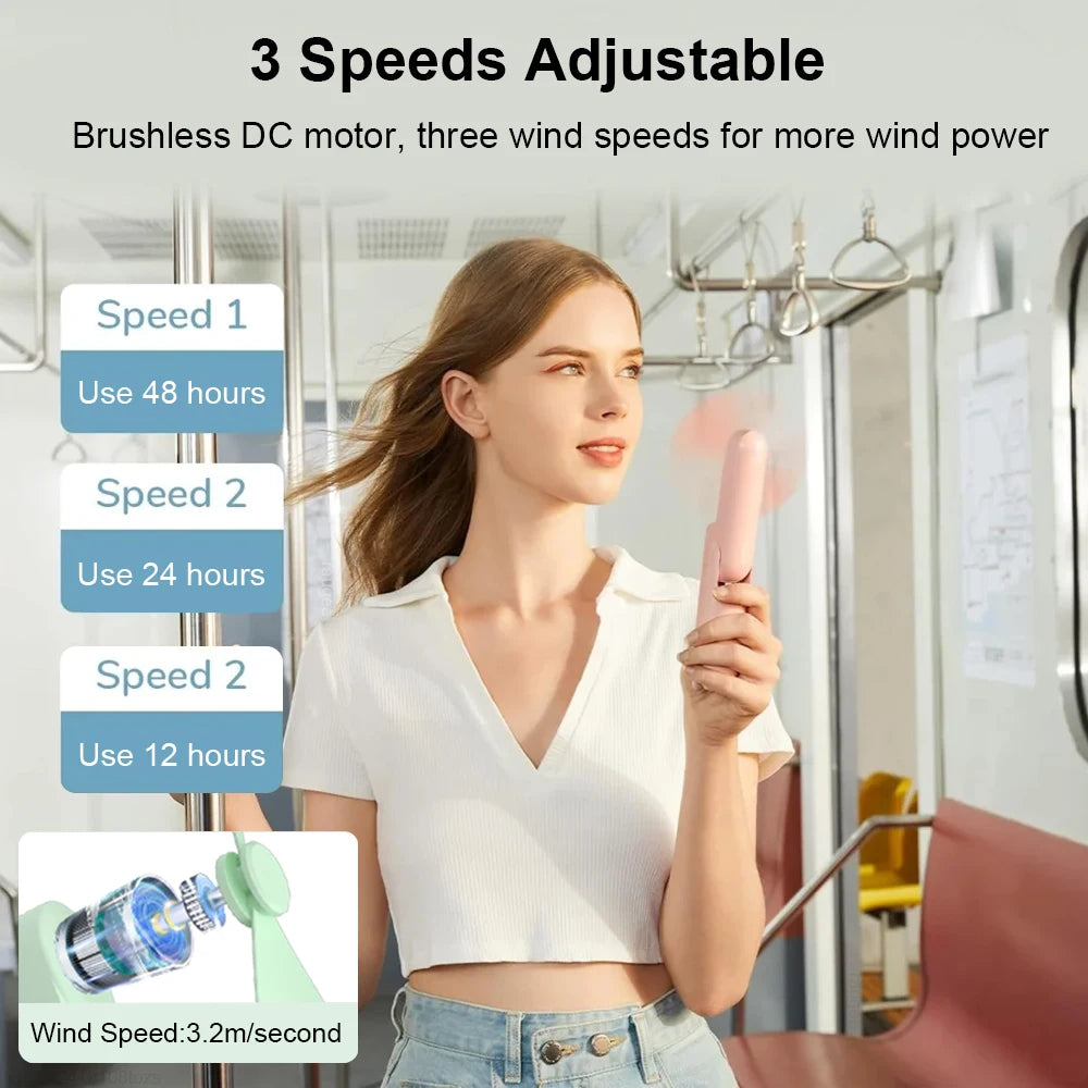 Portable Mini USB Handheld Pocket Fan