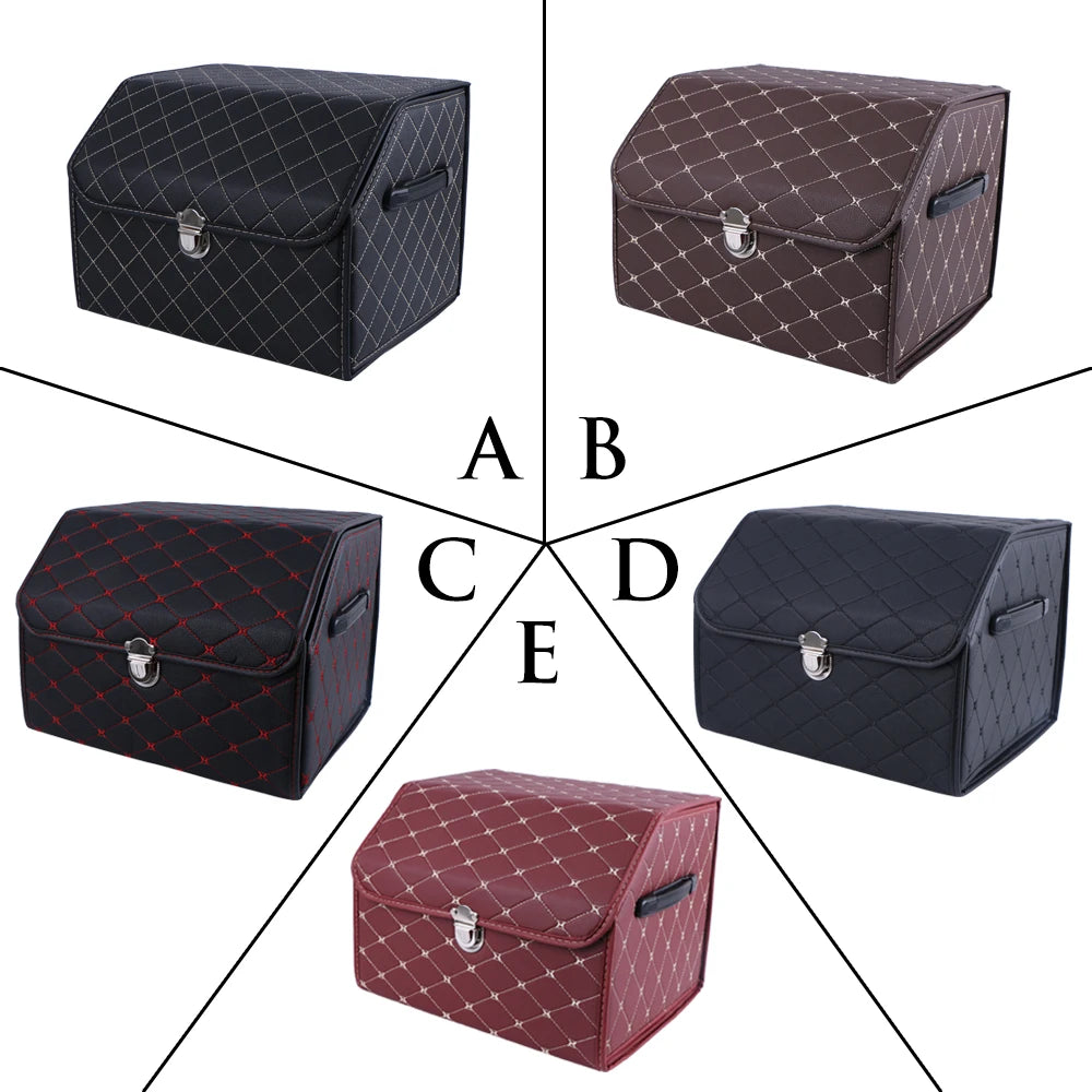 Collapsible High Capacity Car Trunk Organizer