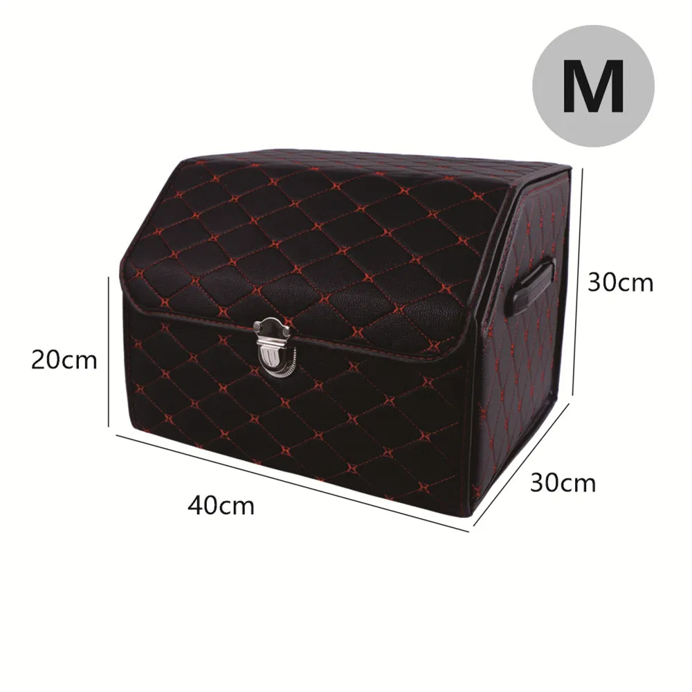 Collapsible High Capacity Car Trunk Organizer