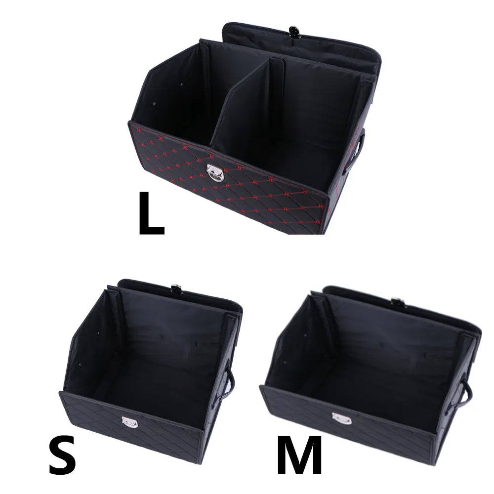 Collapsible High Capacity Car Trunk Organizer