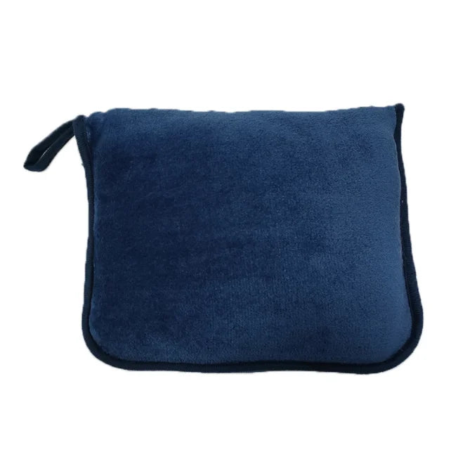 Airplane Blanket with Soft Pillowcase Travel Essentials