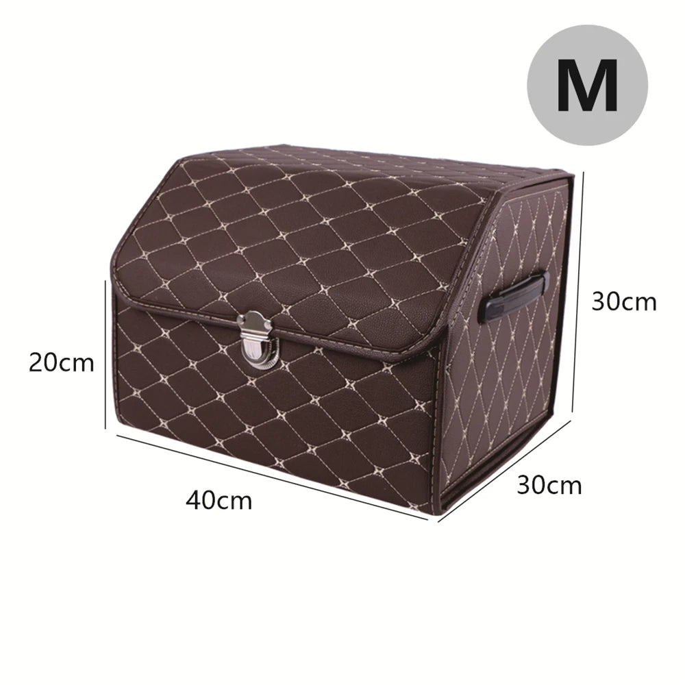 Collapsible High Capacity Car Trunk Organizer
