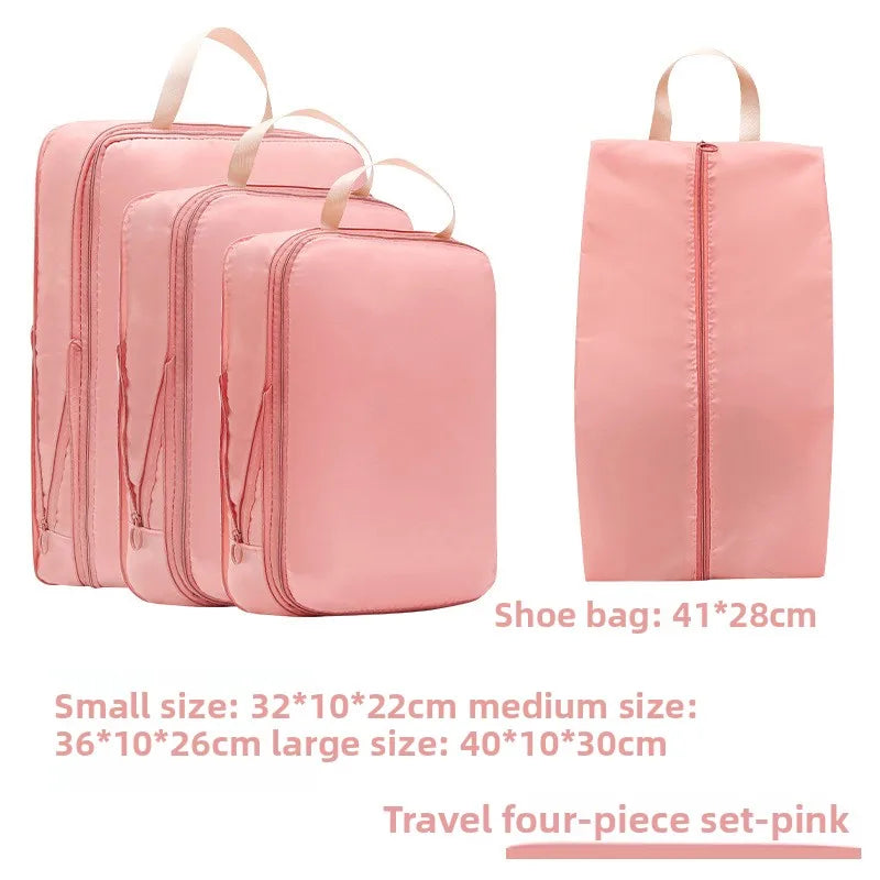 Travel Compression Packing Cube Organizer 4Pcs
