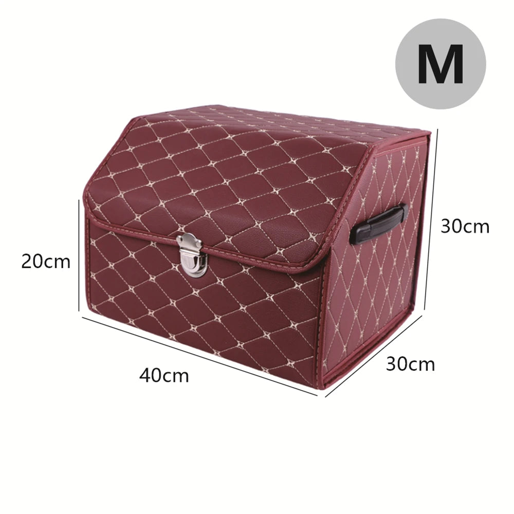 Collapsible High Capacity Car Trunk Organizer