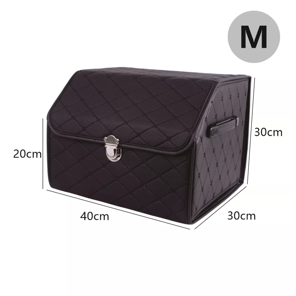 Collapsible High Capacity Car Trunk Organizer