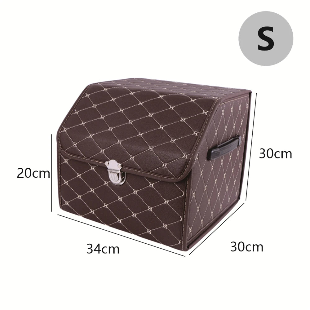Collapsible High Capacity Car Trunk Organizer