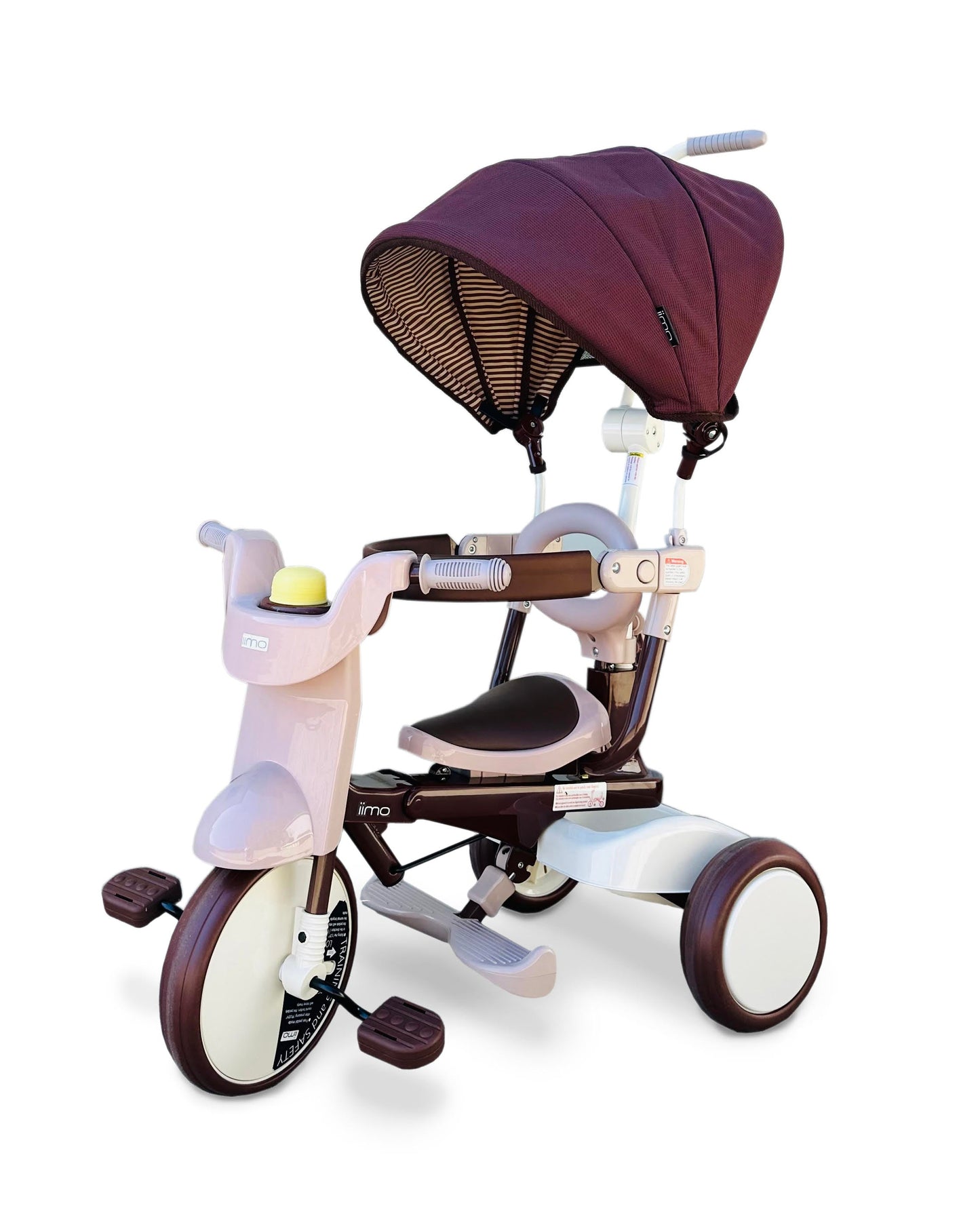 3-In-1 Foldable Tricycle with Canopy