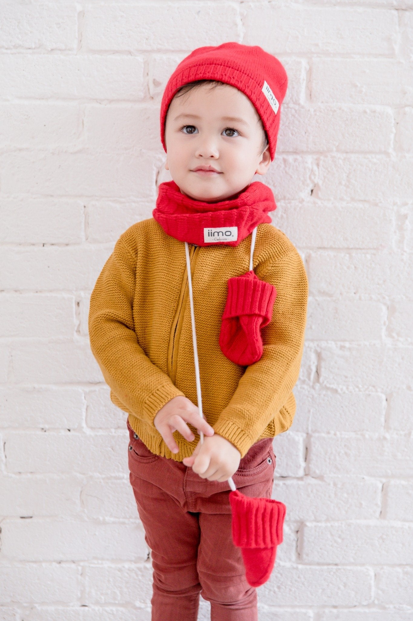 Luxury Cashmere Scarf, Hat & Glove Set (Limited Edition) for Kids