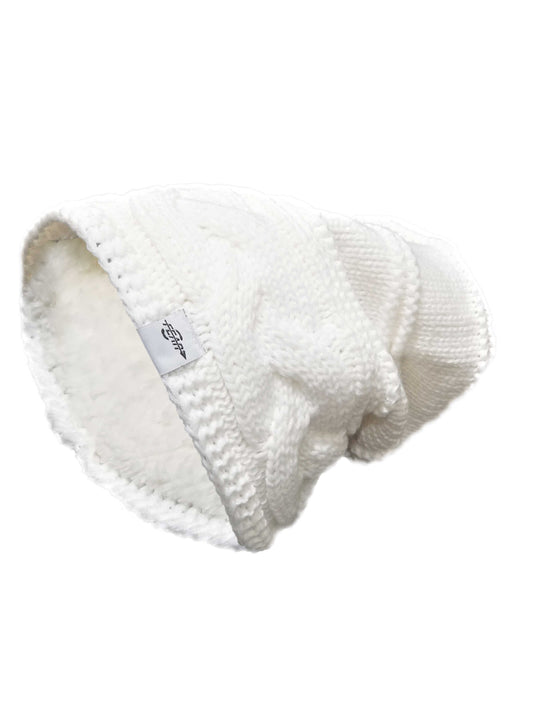 Fleece Lined Slouch Baggy Hat