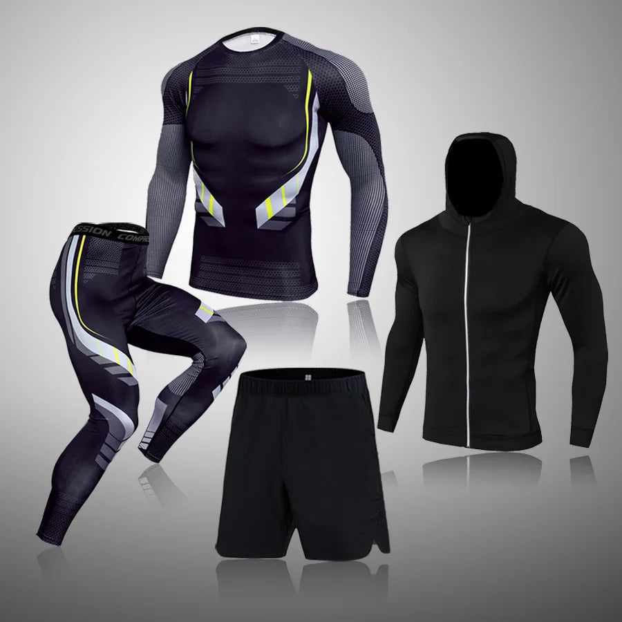 Men Sportswear Compression Quick Dry Running Joggers