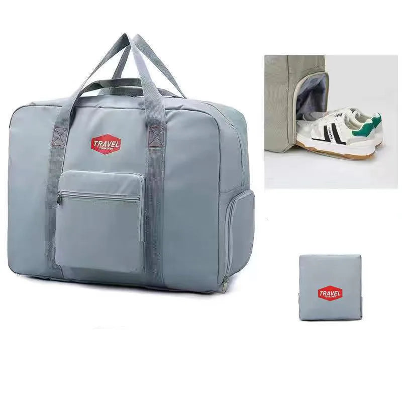 Waterproof Foldable Luggage Organizer Travel Bags Set With Shoe Compartment