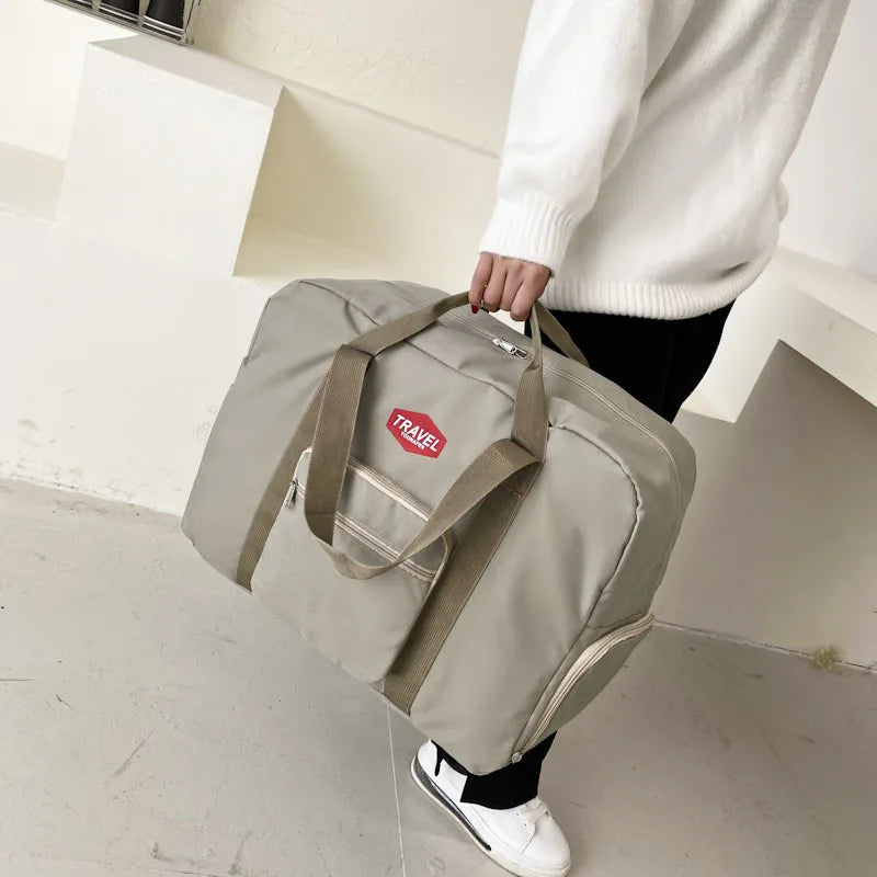 Waterproof Foldable Luggage Organizer Travel Bags Set With Shoe Compartment