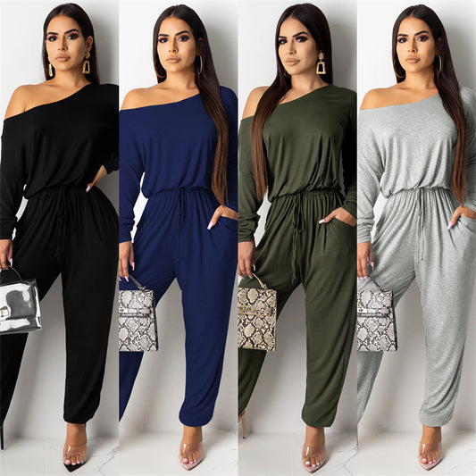 Ladies Rompers Plus Size Loungewear Street Autumn Women One Piece Jumpsuits