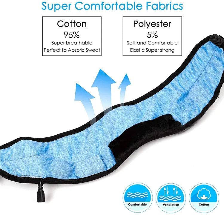 Adjustable Wireless Eye Mask with built in Headset