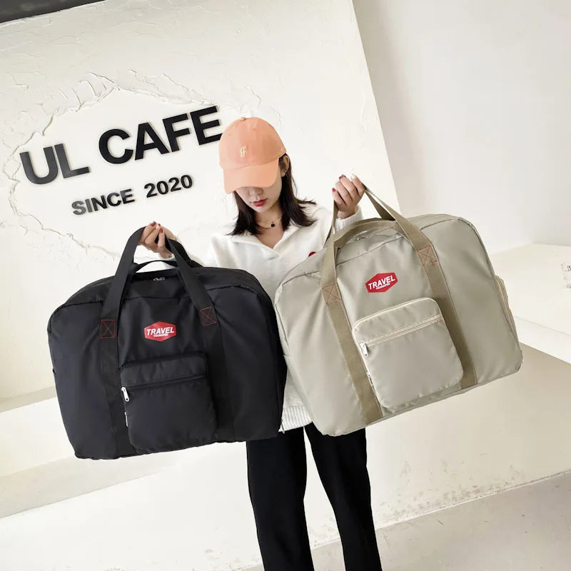 Waterproof Foldable Luggage Organizer Travel Bags Set With Shoe Compartment