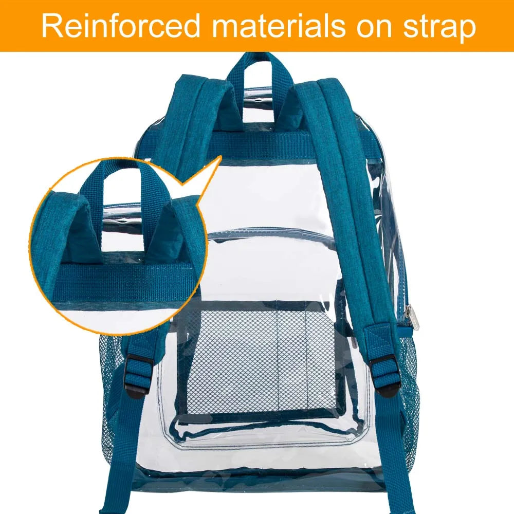 Clear Backpack, Heavy Duty Transparent Bag