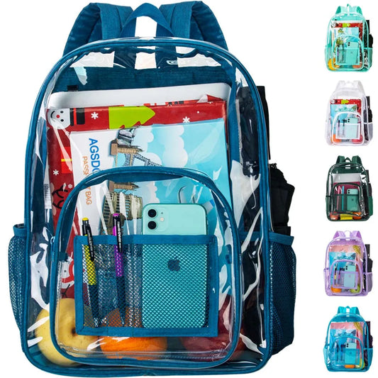 Clear Backpack, Heavy Duty Transparent Bag